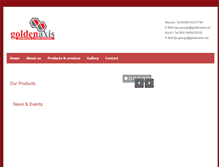 Tablet Screenshot of goldenaxis.net